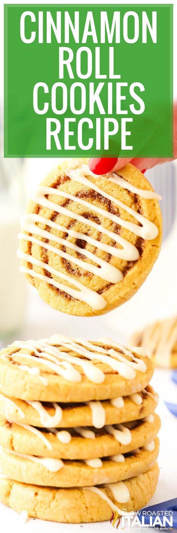 Cinnamon Roll Cookies Recipe - PIN