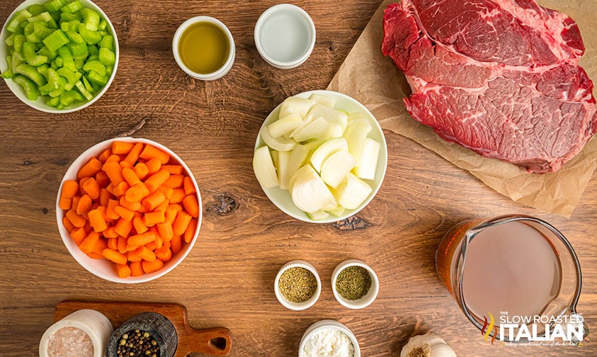 ingredients for cracker barrel pot roast recipe