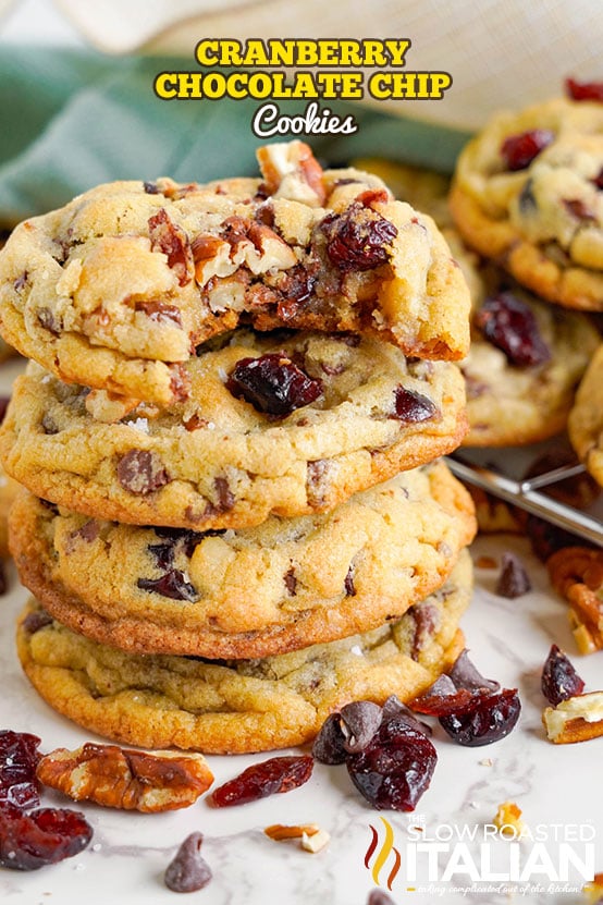 titled: Cranberry Chocolate Chip Cookies