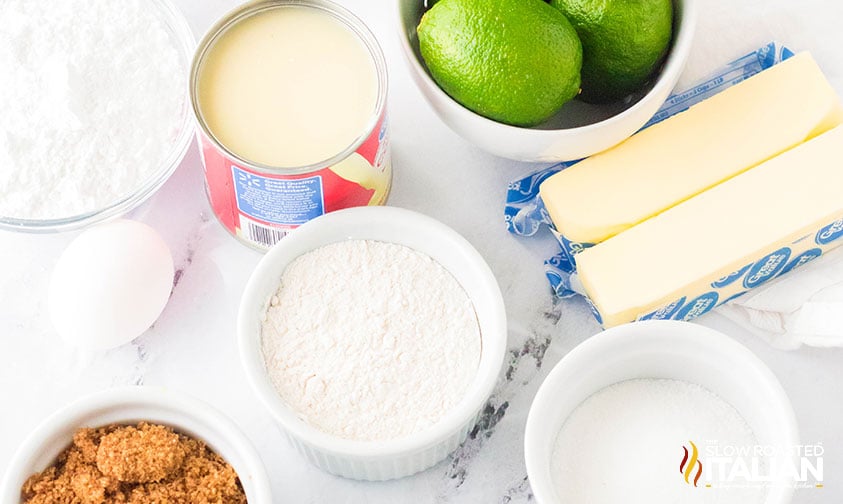 ingredients for key lime pie cookie recipe