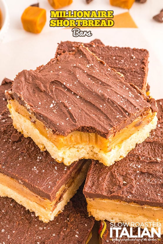 titled: Millionaire Shortbread Bars