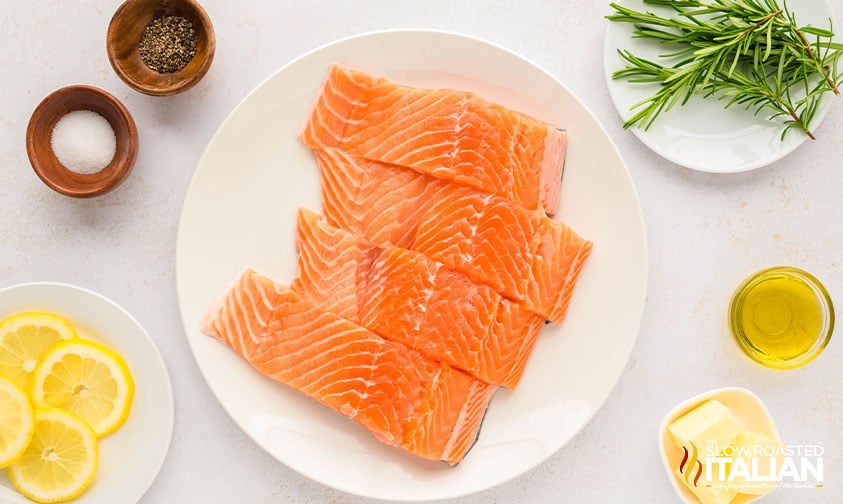 ingredients for cast iron skillet salmon recipe