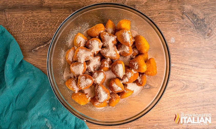 cracker barrel beignets tossed in cinnamon sugar