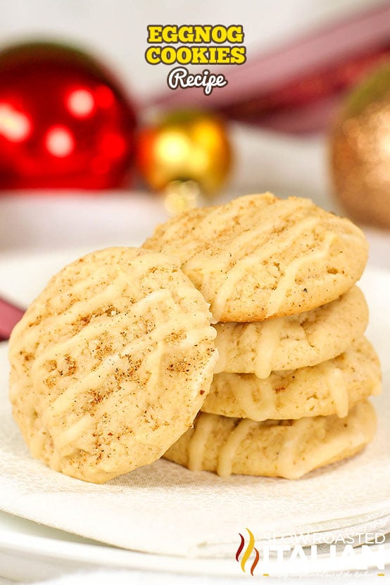 titled: Eggnog Cookies Recipe