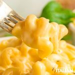 closeup of subway mac and cheese recipe