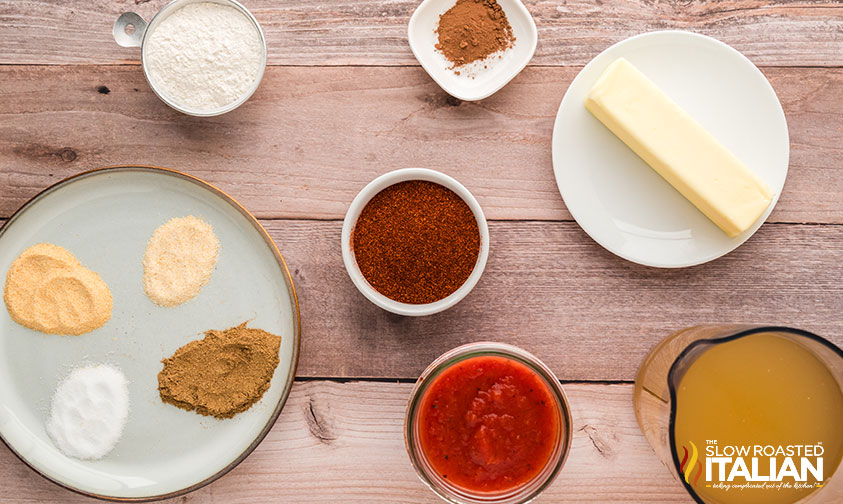 ingredients for red enchilada sauce recipe