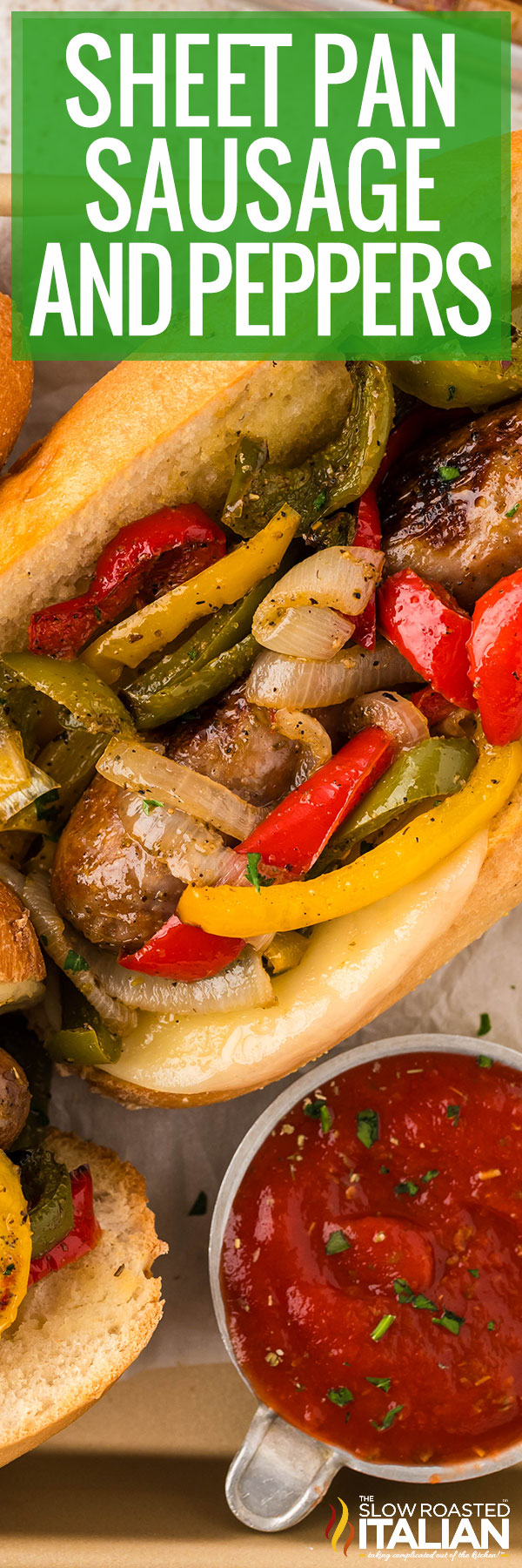 Sheet Pan Sausage and Peppers - PIN