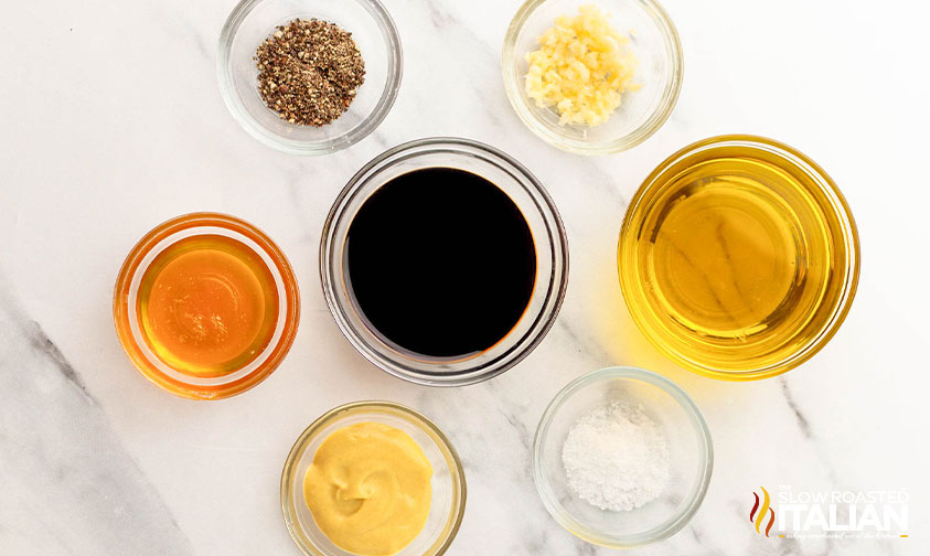 ingredients for Simple Balsamic Vinaigrette Recipe