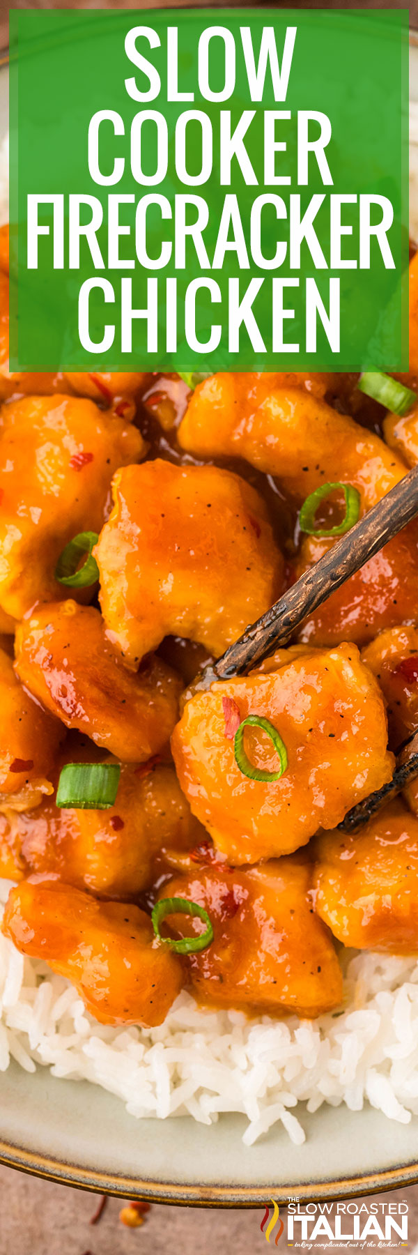 Slow Cooker Firecracker Chicken - PIN